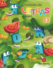 Portada de Lecturas. Ensalada de letras. 2 Primaria. Xerme