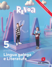 Portada de Lingua galega e Literatura. 5 Primaria. Revoa