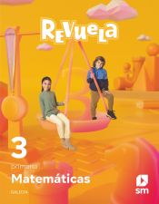 Portada de Matemáticas. 3 Primaria. Revuela. Galicia