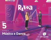 Portada de Música e Danza. 5 Primaria. Revoa