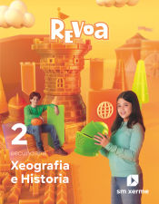 Portada de Xeografía e historia. 2 Secundaria. Revoa