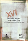 XVI Certamen Literario Villa de Marchena "Memorias Rosario Martín" 2016