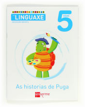 Portada de Aprendo a pensar con linguaxe: As historias de Puga. Nivel 5. Educación Infantil