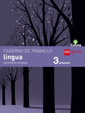 Portada de Caderno de lingua. 3 Primaria, 2 Trimestre. Celme