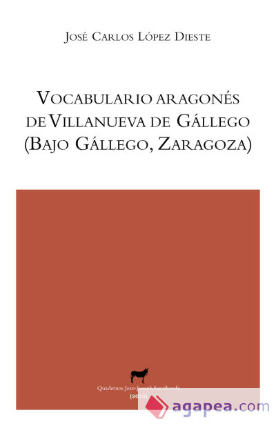 Vocabulario aragonés de Villanueva de Gállego (Bajo Gállego, Zaragoza)