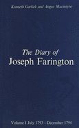Portada de The Diary of Joseph Farington: Volume 1, July 1793-December 1974, Volume 2, January 1795-August 1796