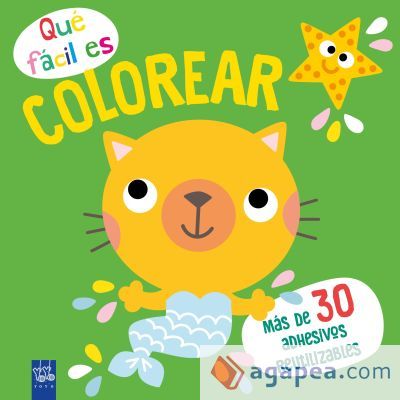 QUE FACIL ES COLOREAR. GATO