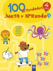 Portada de 100 actividades juega y aprende 4 años