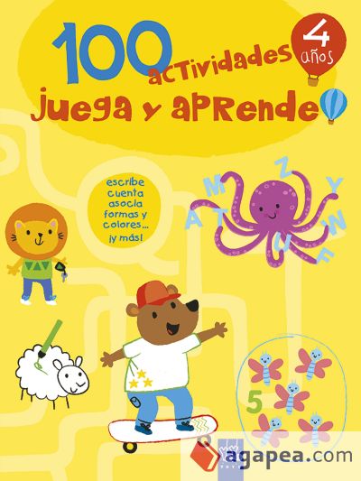 100 actividades juega y aprende 4 años