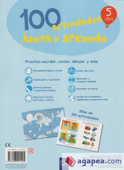 100 actividades juega y aprende 5 años