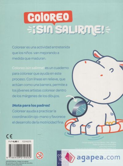 Coloreo ¡sin salirme! Conejo