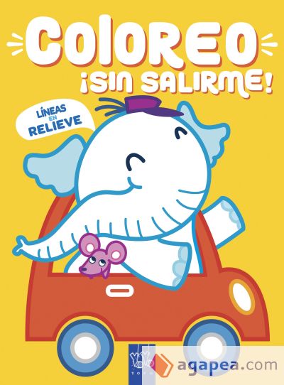 Coloreo ¡sin salirme! Elefante