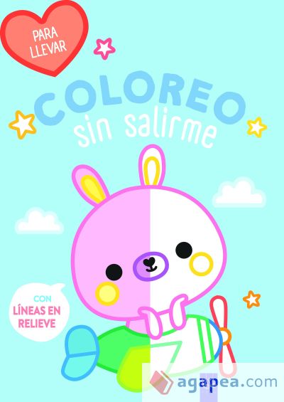 Coloreo sin salirme-Para llevar. Conejo