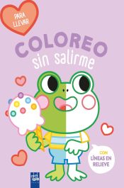 Portada de Coloreo sin salirme-Para llevar. Rana