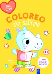 Portada de Coloreo sin salirme-Para llevar. Rinoceronte