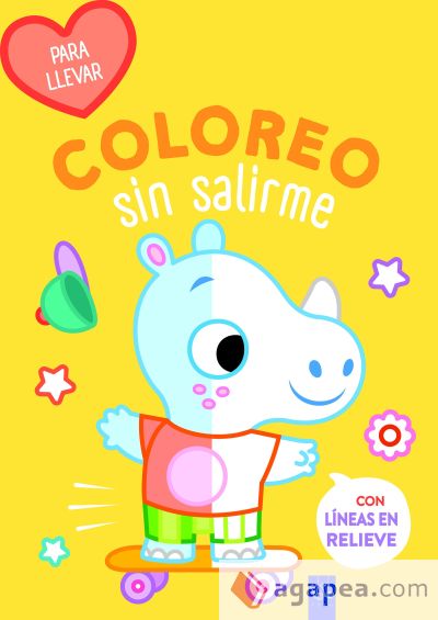 Coloreo sin salirme-Para llevar. Rinoceronte