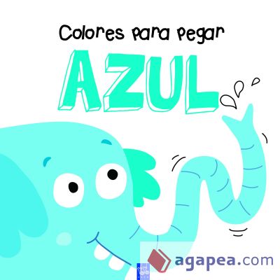 Colores para pegar. Azul