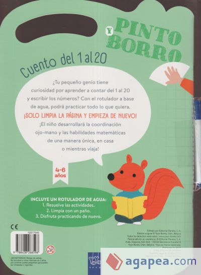 Cuento del 1 al 20. 4-6 años