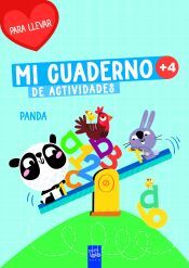 Portada de Mi cuaderno de actividades para llevar. Panda