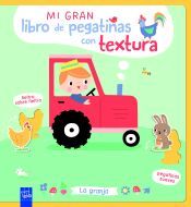 Portada de Mi gran libro de pegatinas con textura. La granja