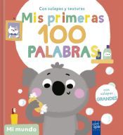Portada de Mis primeras 100 palabras con texturas. Mi mundo