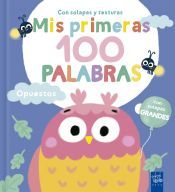 Portada de Mis primeras 100 palabras con texturas. Opuestos