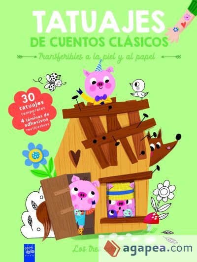 Tatuajes de cuentos cl&aacute;sicos. Los tres cerditos