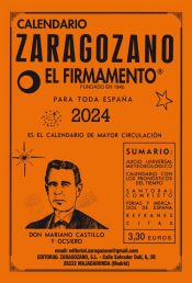 Portada de Calendario Zaragozano 24. El firmamento
