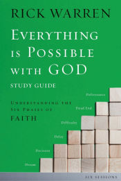 Portada de Everything is Possible with God Bible Study Guide