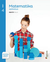 Portada de MATEMATIKA APLIKATUA EBATZI SAILA 4 DBH EGITEN JAKIN