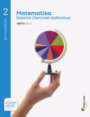 Portada de Matematika gizarte zientziel aplikatua ebatzi saila 2 btx egiten jakin