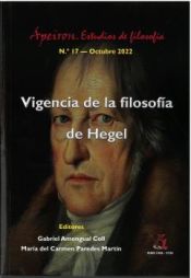 Portada de Vigencia de la filosofía de Hegel