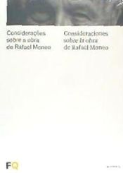 Portada de Consideraciones sobre la obra de Rafael Moneo