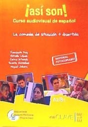 Portada de ¡Así son! Curso audiovisual de español, Libro + DVD (A2-B1)