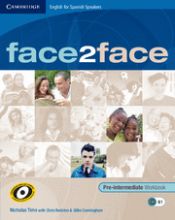 Portada de face2face for Spanish Speakers Pre-intermediate Workbook with Key