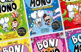 Colección  de libros infantiles Boni vs Mono