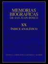 Índice de Memorias Biográficas - Tomo XX