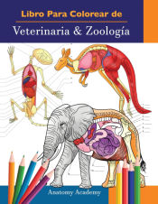 Portada de Libro Para Colorear de Veterinaria & Zoología