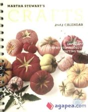 Portada de Agenda 2012. Martha Stewart's Crafts. (Por Semanas)