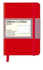 Portada de Agenda 2013. Cool Diary Red/Squares Red/Blue. Pequeño (Por Días)
