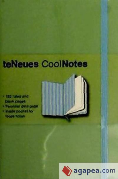 CoolNotes Green Light Blue Stripes